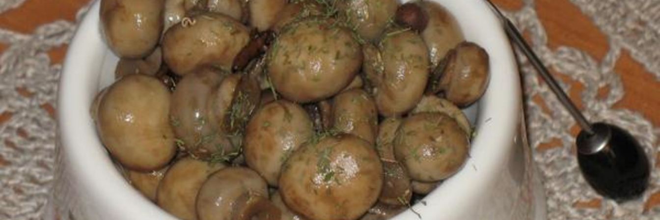 Шампиньоны маринованные
