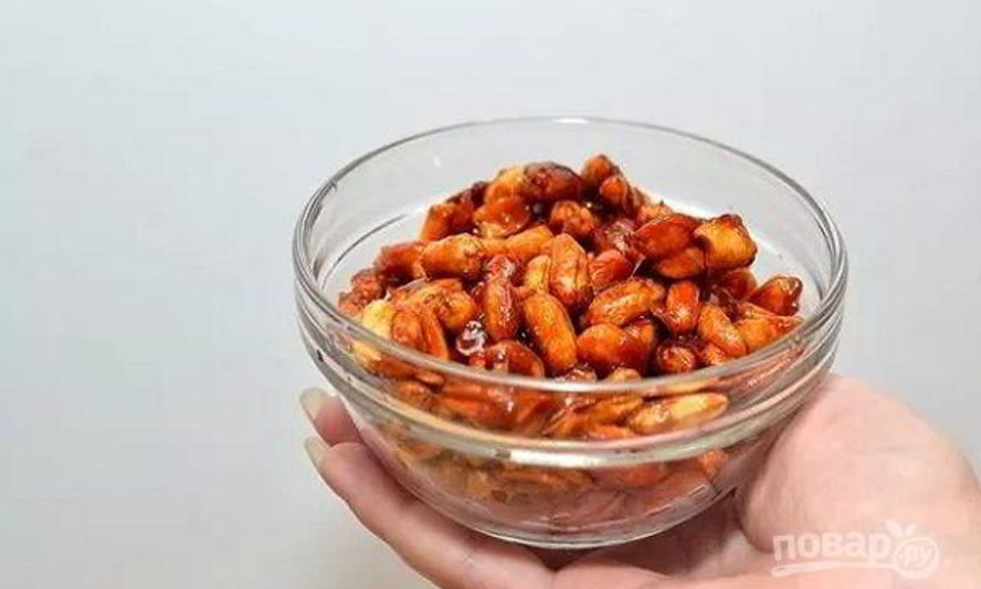 Рецепт орехов с медом