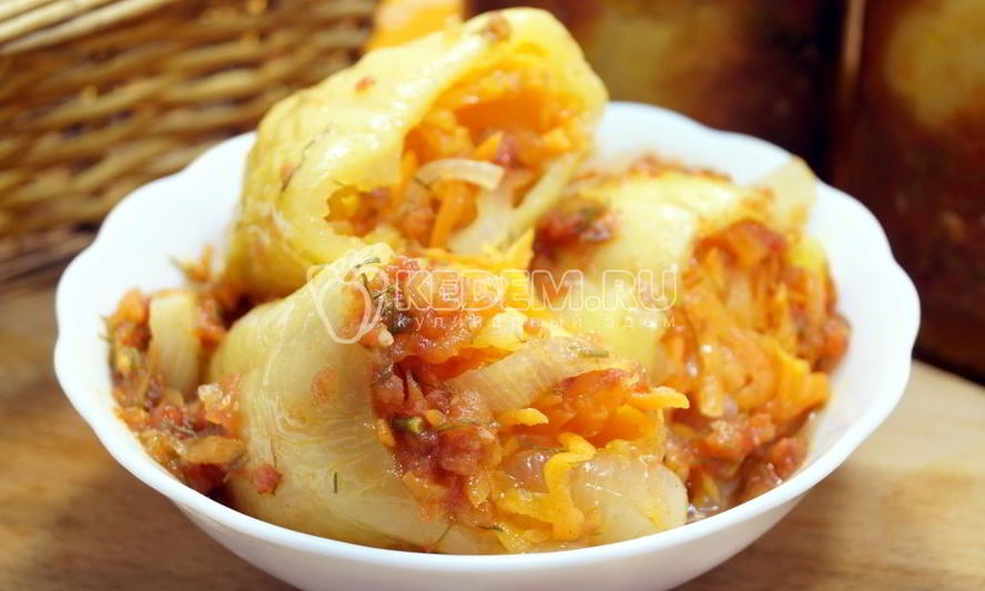 Рецепт перцев фаршированных овощами на зиму пальчики оближешь