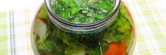 помидоры, квашенные с чесноком и зеленью