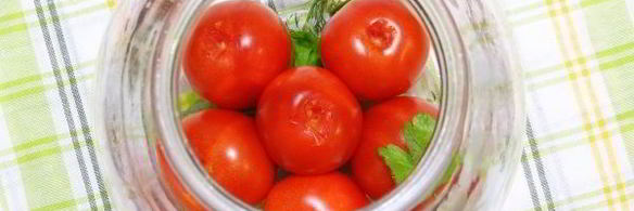 помидоры, квашенные с чесноком и зеленью