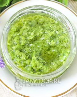 Приправа из чесночных стрелок на зиму