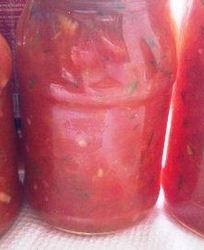 Приправа из помидоров и перца болгарского