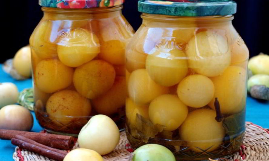 Рецепт пряного физалиса на зиму