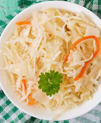 Капуста, соленая сухим способом