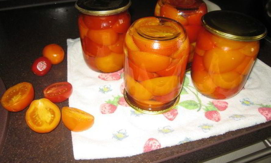 Рецепт консервированных помидоров кусочек лета