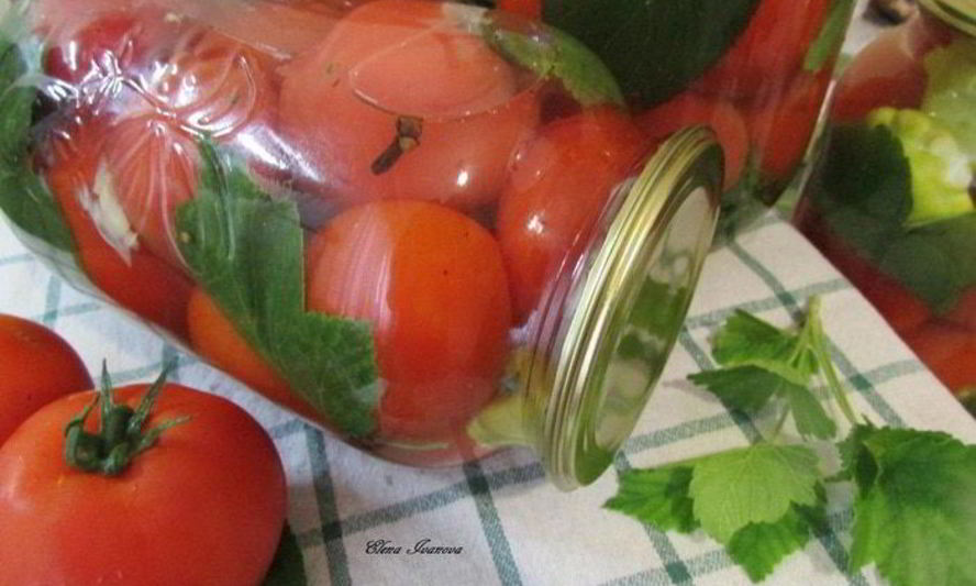 Рецепт консервированных помидоров