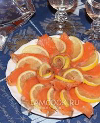 Малосольная семга по-скандинавски