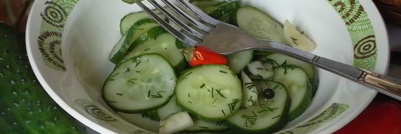 малосольные огурцы к обеду