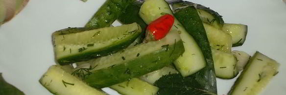 малосольные огурцы к обеду