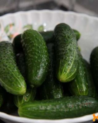 Малосольные огурцы на минеральной воде