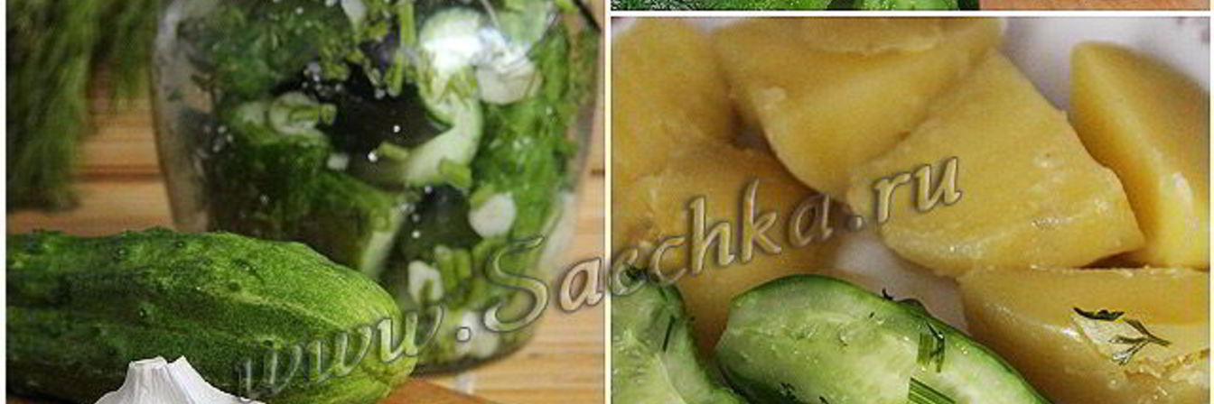 Малосольные огурцы в банке за 30 минут