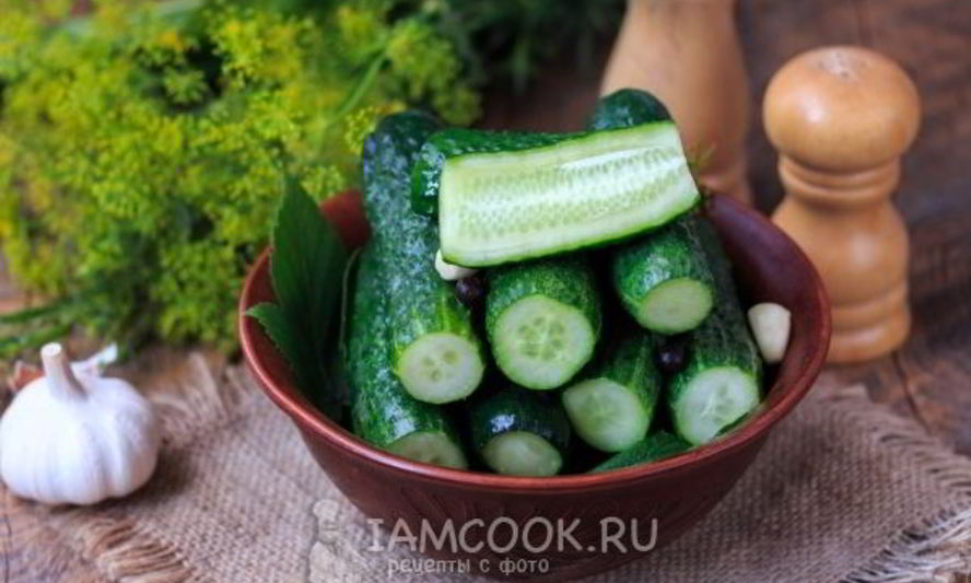 Рецепт малосольных огурцов в кастрюле