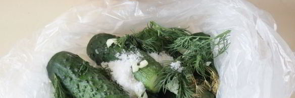 малосольные огурцы за час