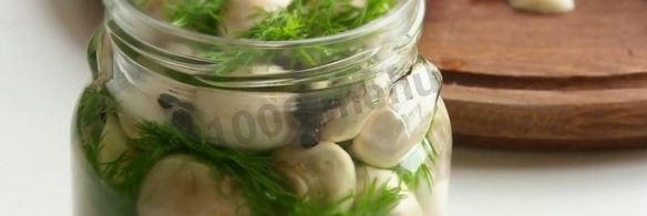 малосольные шампиньоны