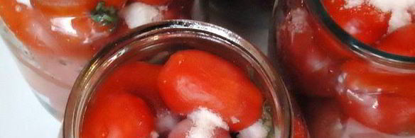 помидоры консервированные без уксуса
