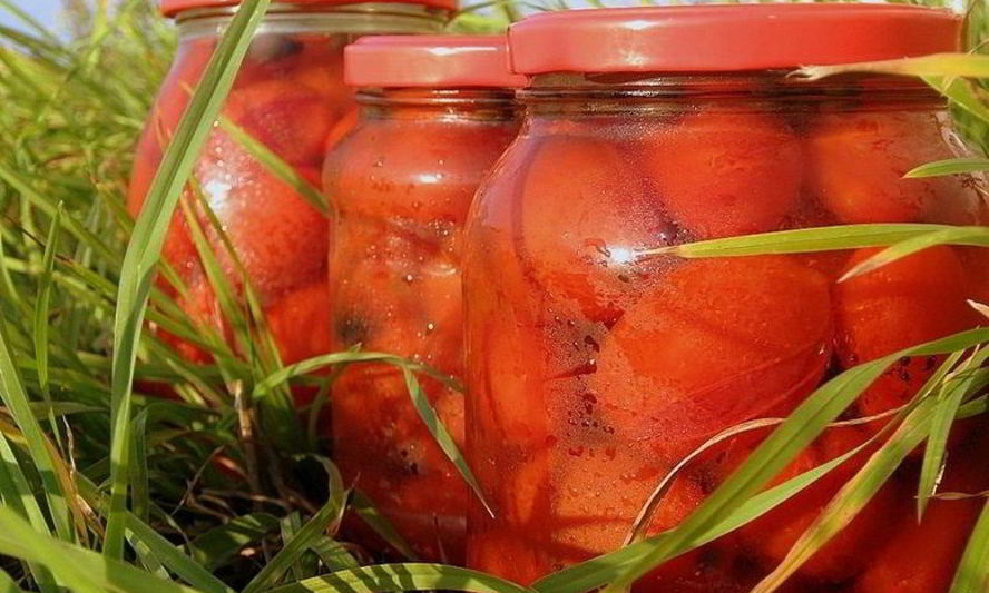 Рецепт помидоров консервированных сладких