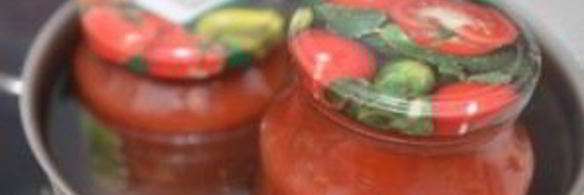 помидоры в собственном соку с чесноком