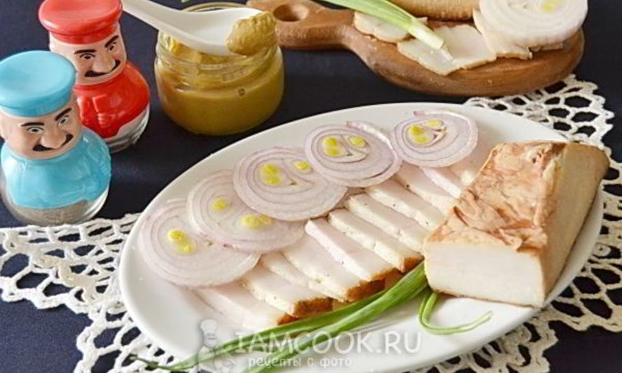Рецепт сала копченого