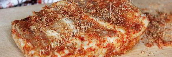 сало соленое по-домашнему