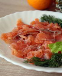 Слабосоленая форель