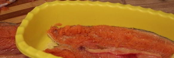 слабосоленая форель