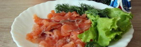 слабосоленая форель