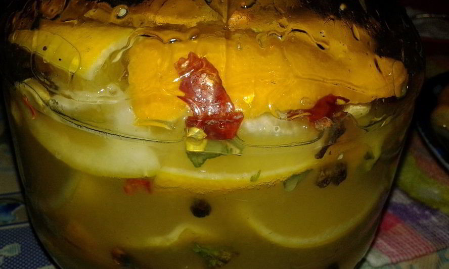 Рецепт соленых лимонов