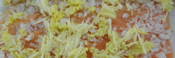 свекольный гравлакс — малосольный лосось