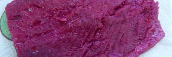 свекольный гравлакс — малосольный лосось