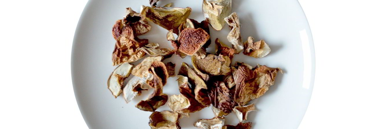 Сушеные белые грибы