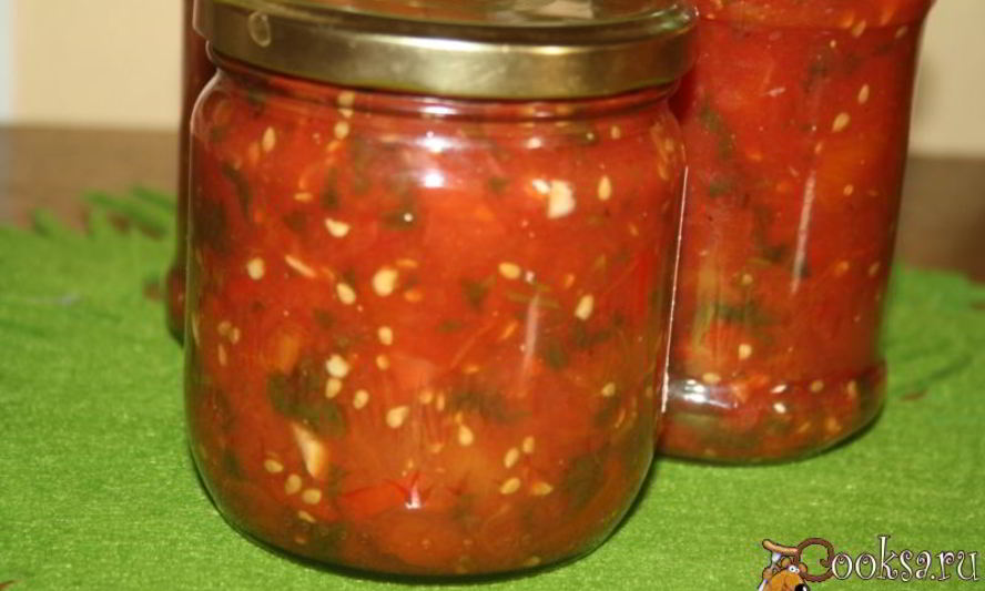 Рецепт томатов с кинзой на зиму