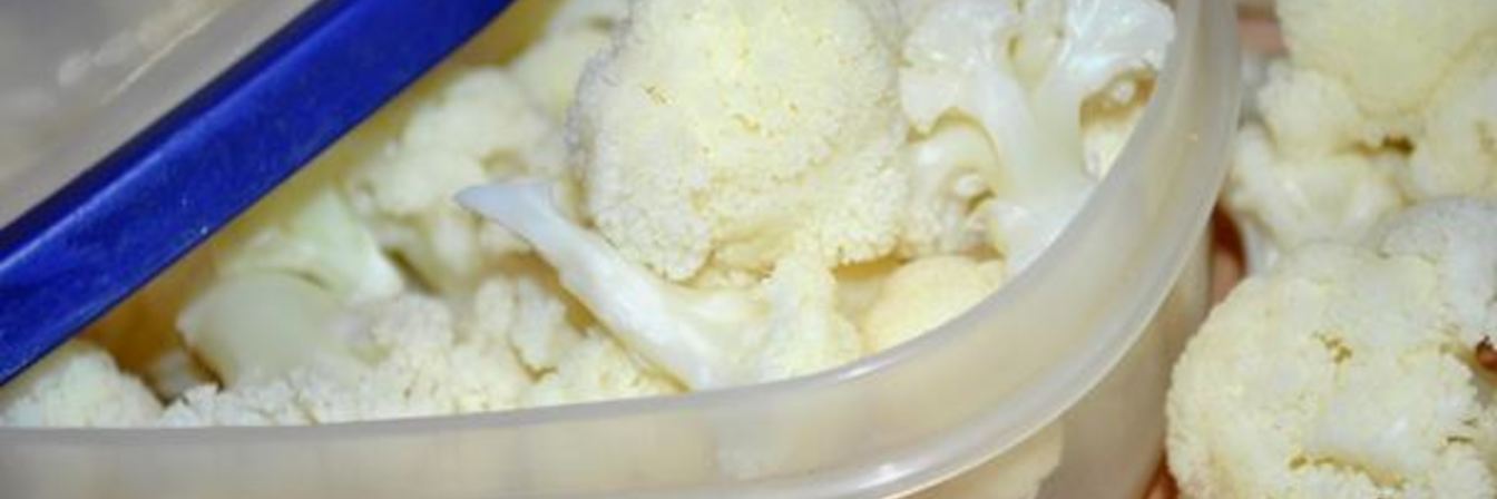 Цветная капуста замороженная на зиму