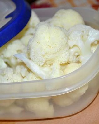 Цветная капуста замороженная на зиму