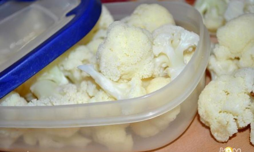 Рецепт цветной капусты замороженной на зиму