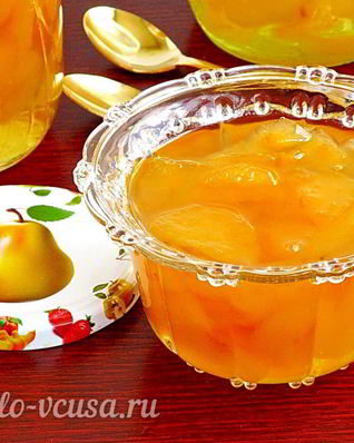 Грушевое варенье дольками