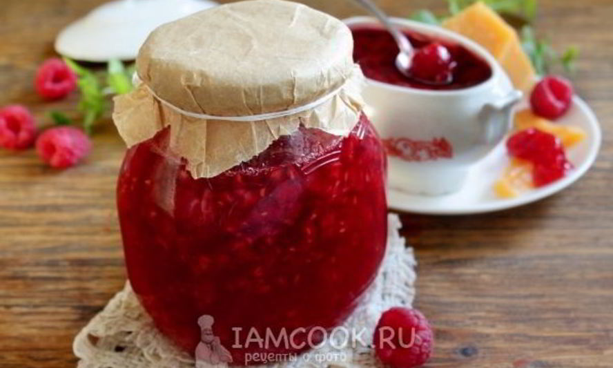 Рецепт густого варенья из малины на зиму