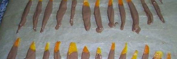 хрустящие цукаты в шоколаде