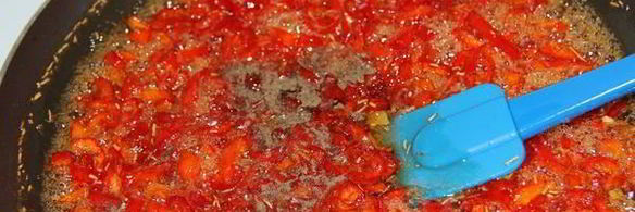 конфитюр из перца к мясным блюдам