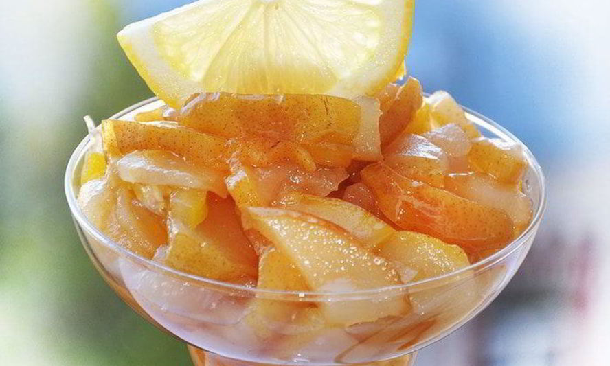 Рецепт лимонно-грушевого варенье с гвоздикой