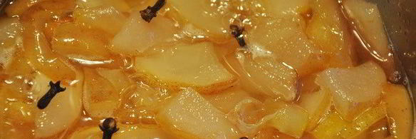 лимонно-грушевое варенье с гвоздикой