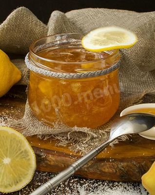Лимонное варенье с кожурой