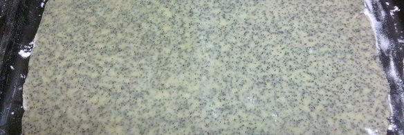 маковые квадратики с вареньем