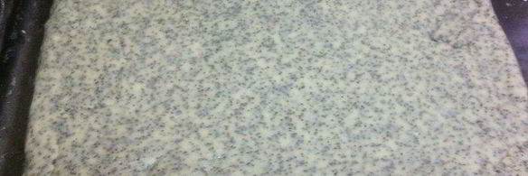 маковые квадратики с вареньем