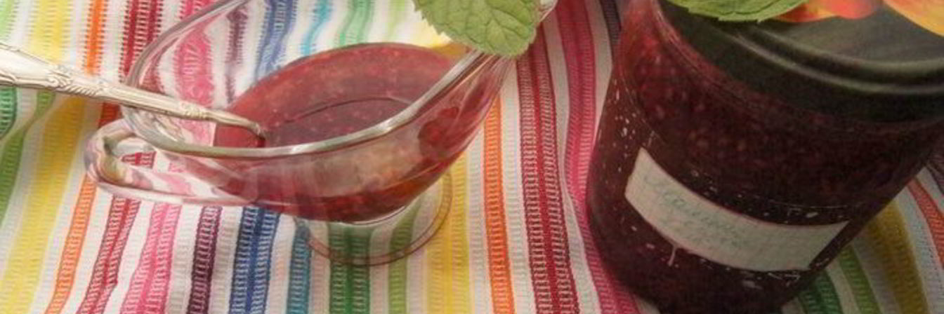 Малиновое варенье с мятой