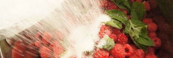 малиновое варенье с мятой