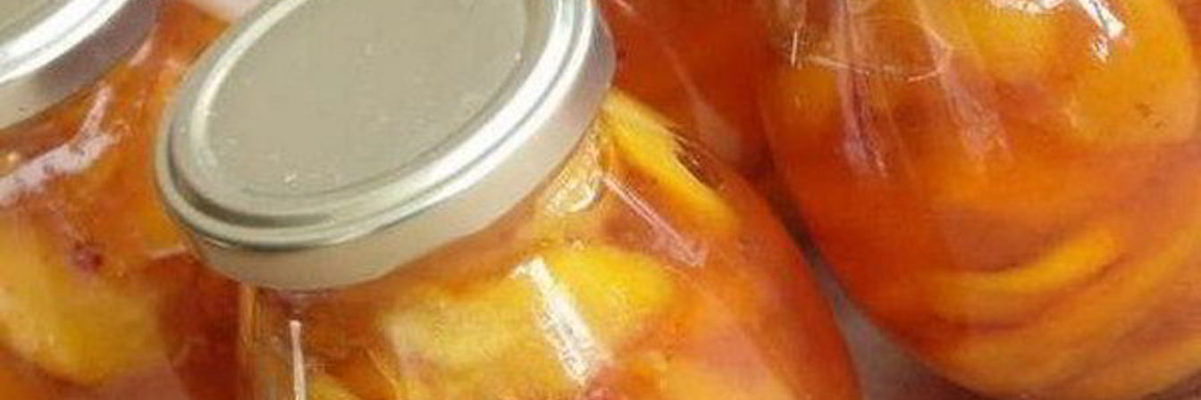 Персиковое варенье с лимоном и корицей