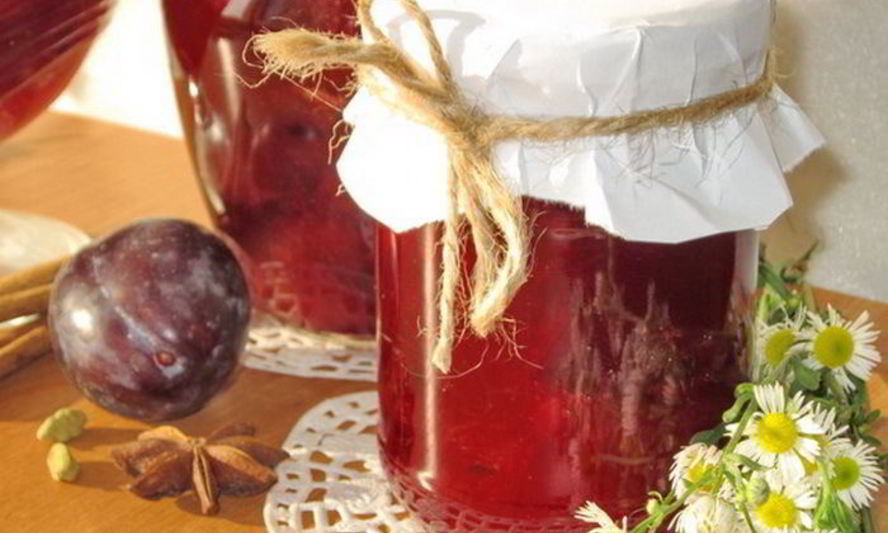 Рецепт пряного сливового варенья