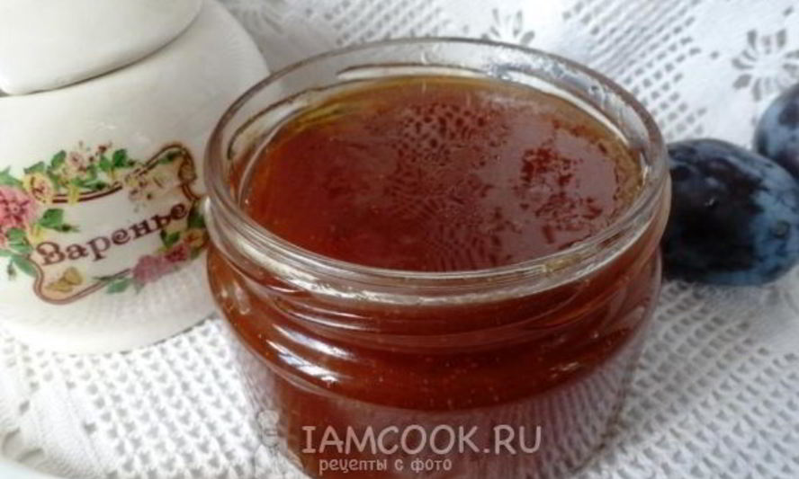 Рецепт сливового варенья с базиликом