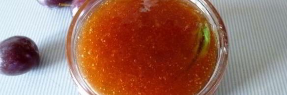 сливовое варенье с базиликом